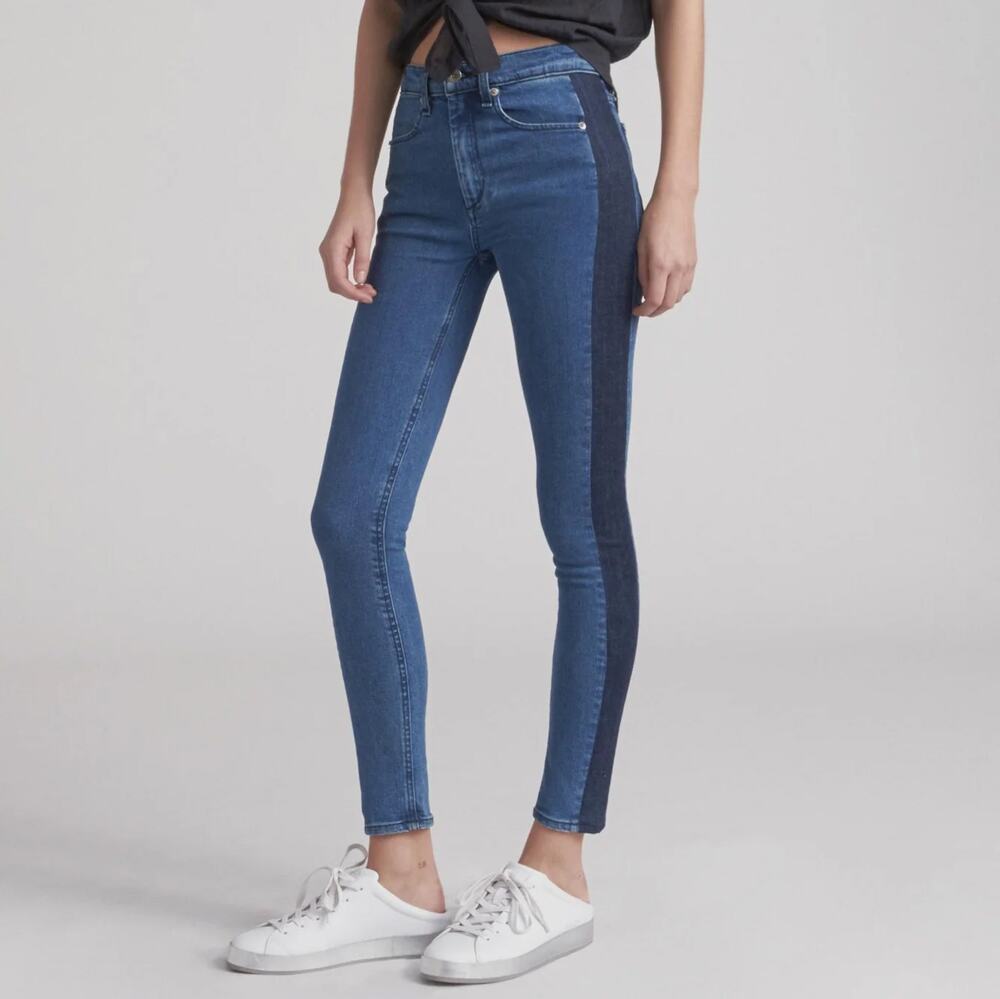 rag & bone Double Indigo Mazie High Rise Skinny Jeans Size 27